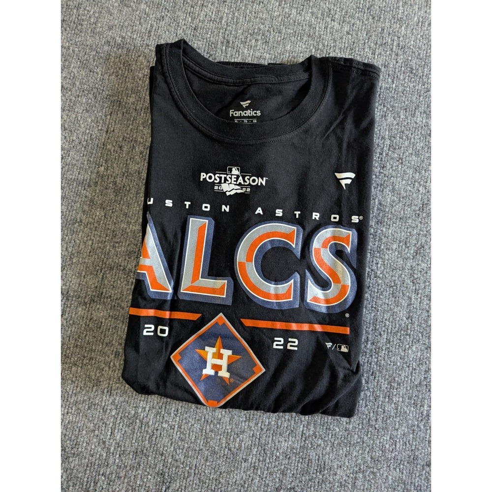 Fanatics Houston Astros 2022 MLB ALCS T Shirt Mens XL Black T-shirt